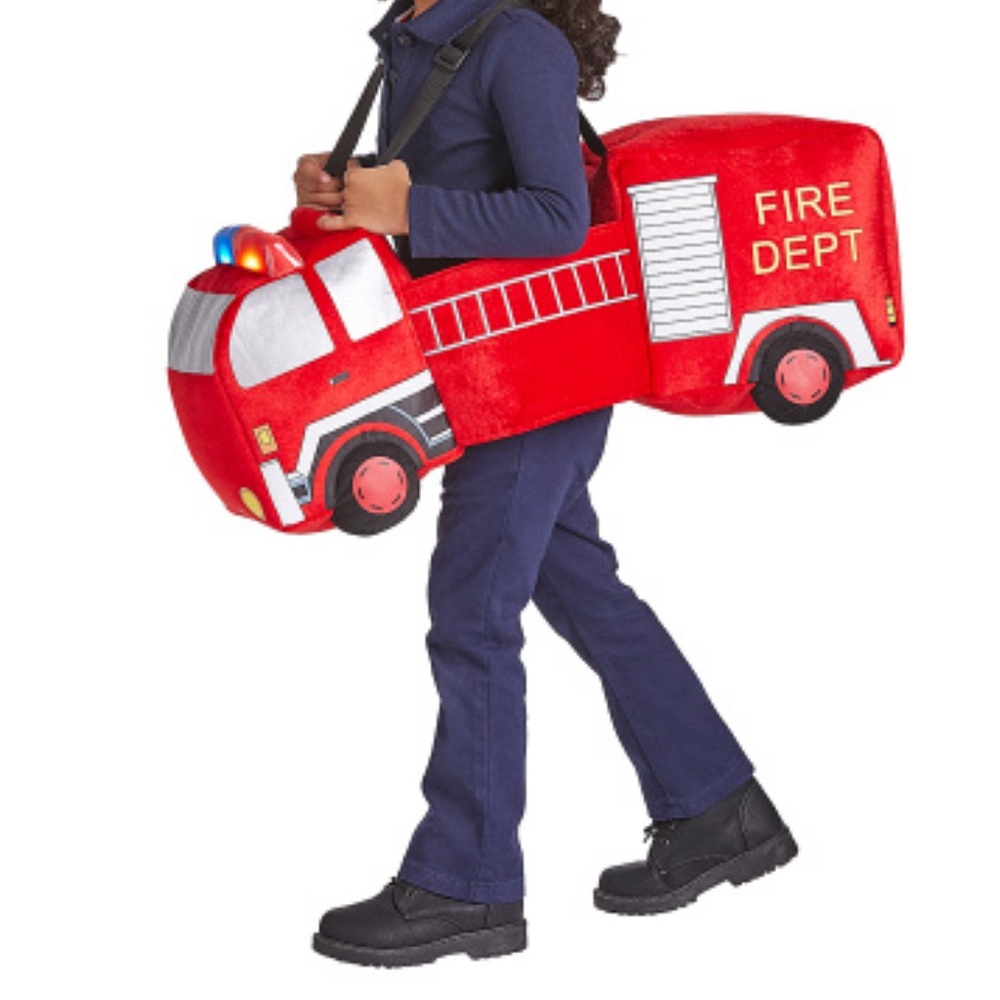 Fire truck costume!